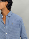 Micro Checks Shirt [Poly Lycra]
