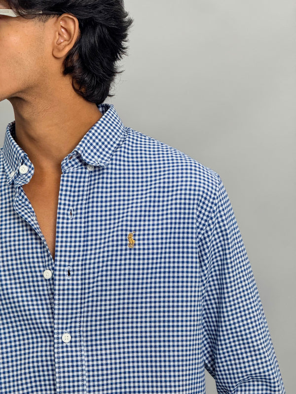 Micro Checks Shirt [Poly Lycra]
