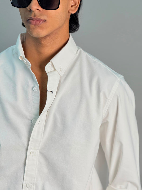 Premium Poly Lycra Shirt [WHITE]