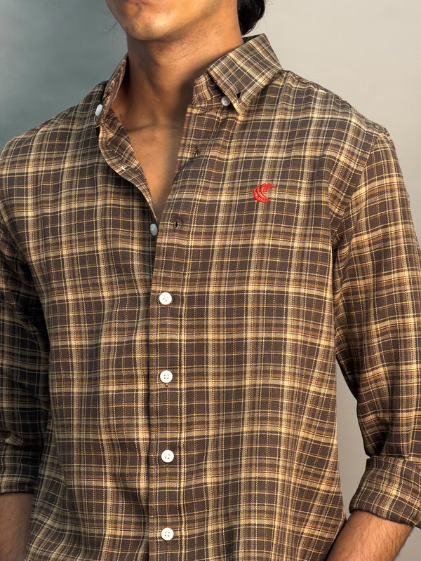Brown Checks Shirt