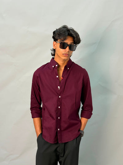Full Sleeve Plain Shirt