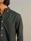 Green Micro Checks Shirt