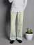 Sage Green Straight Fit Jeans