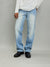 Light-Wash Blue Baggy Jeans