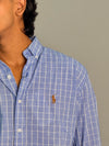Premium Checks Shirt [BLUE]