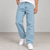 Light Blue Textured Jeans