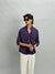 Dark Purple Poly-Lycra Shirt
