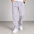 Pastel Lilac Slim-Straight Formal Pants