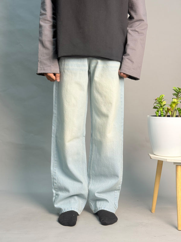 Ice Blue Straight Fit