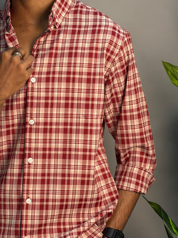 IMP CHECKS SHIRT [RED]