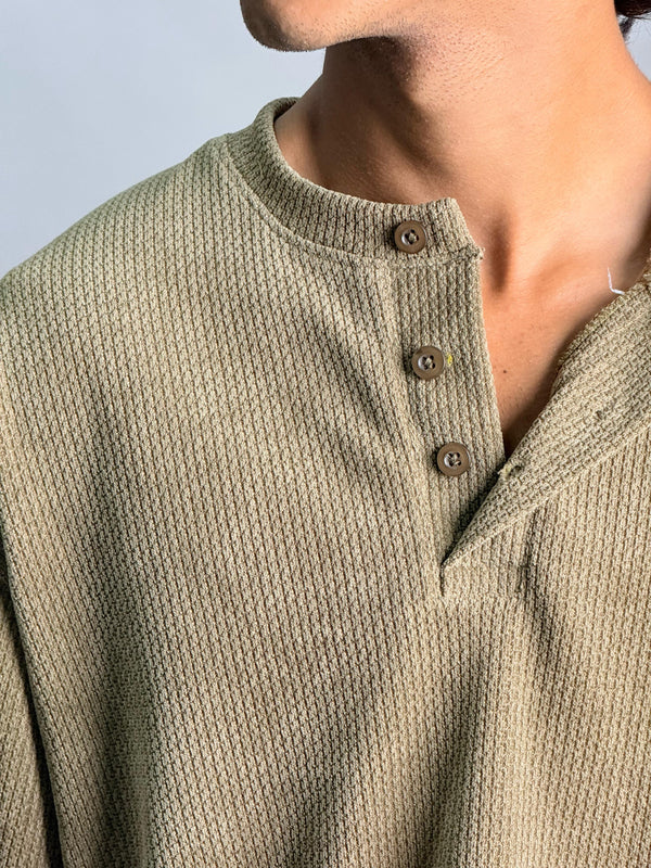 Premium Henley Full Sleeve T-Shirt