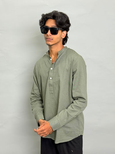 Linen Short Kurta