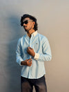 Blue & White Stripe Shirt