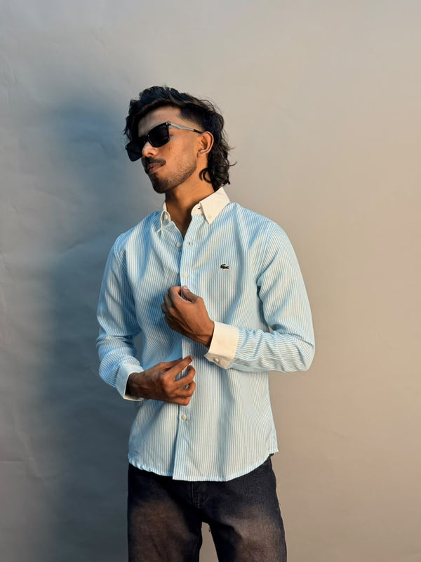 Blue & White Stripe Shirt