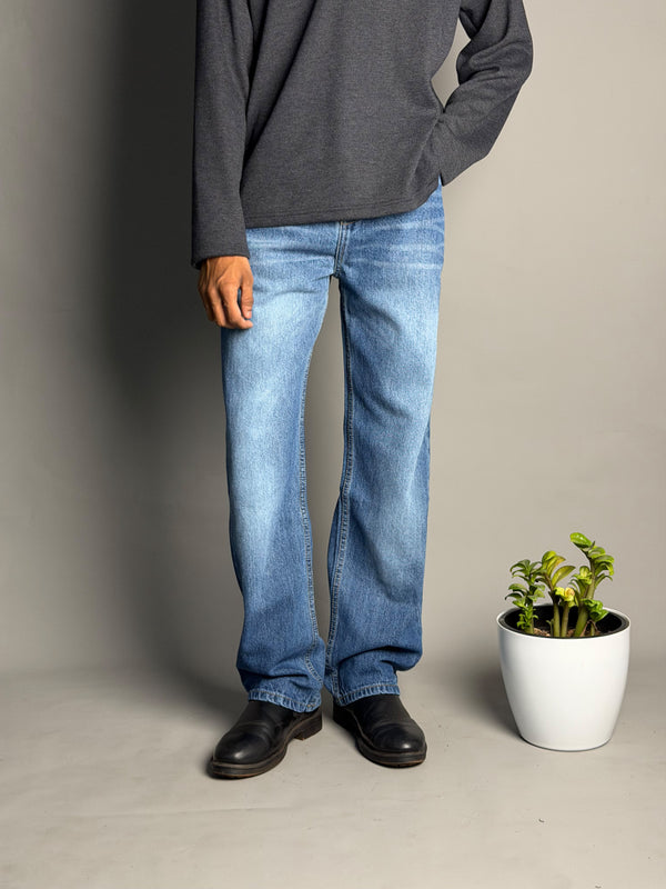 Blue Straight Fit Jeans