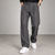 Dark Grey Pleated Gurkha Pants