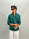 PREMIUM OXFORD PLAIN SHIRT [GREEN]