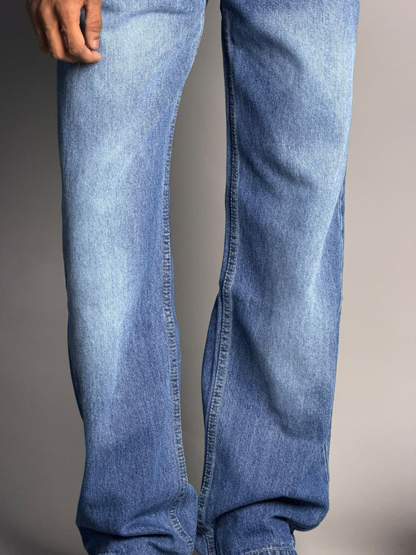 Blue Straight Fit Jeans