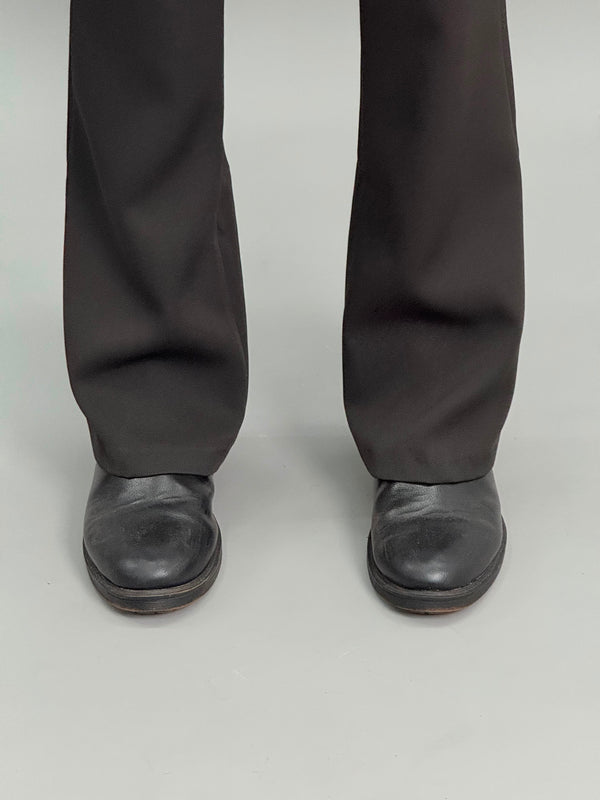 SEMI BOOTCUT PANTS [COFFEE BROWN]